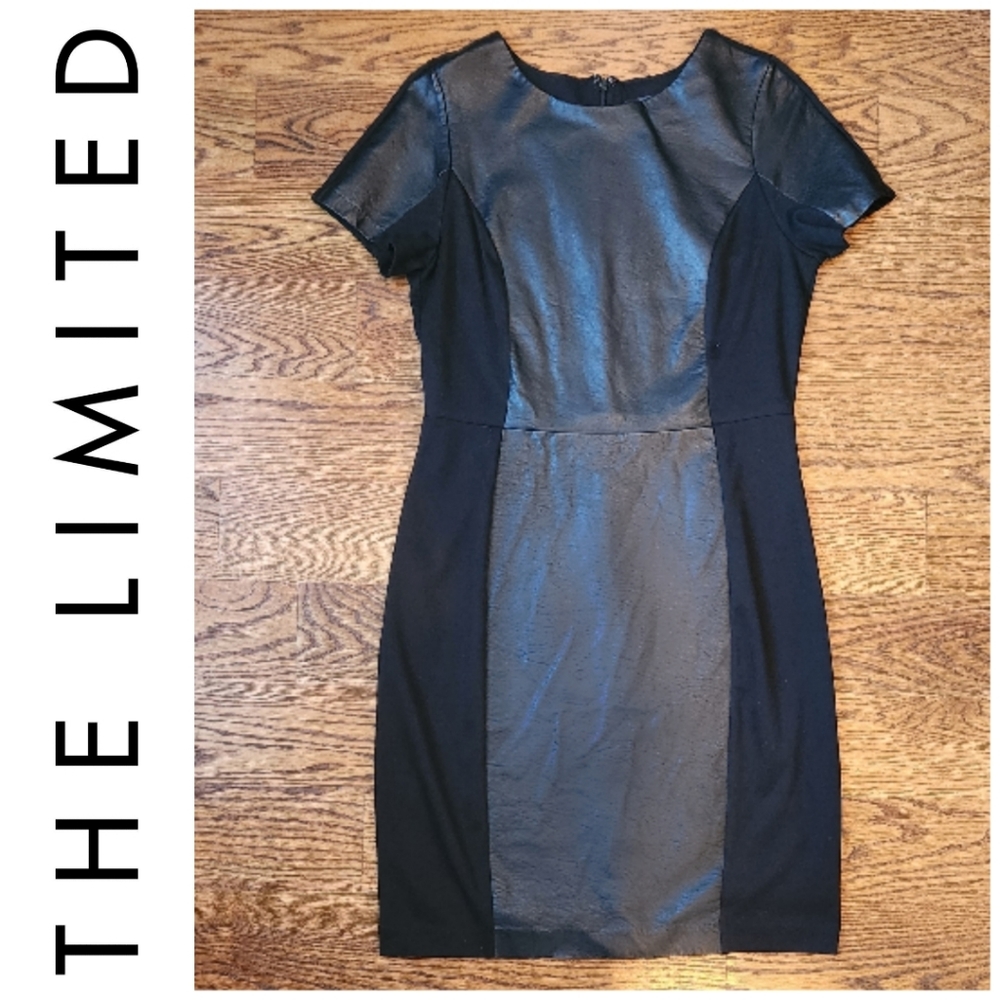 Vegan Leather Sheath Dress
